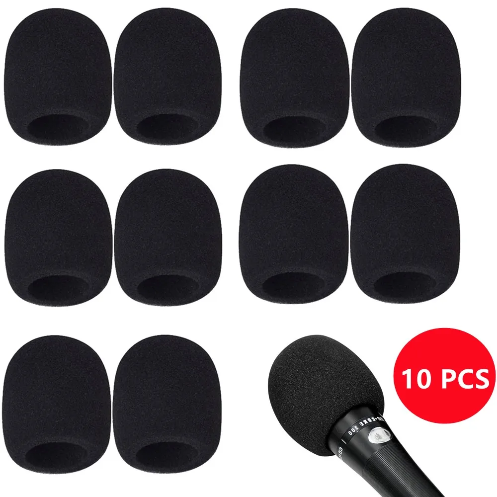 10PCS Stage Microphone Inner-foam Mic Cover Professional Studio Meeting WindScreen Headset Sponge Microphone Cap Karaoke
10PCS Stage Microphone Inner-foam Mic Cover Professional Studio Meeting WindScreen Headset Sponge Microphone Cap Karaoke