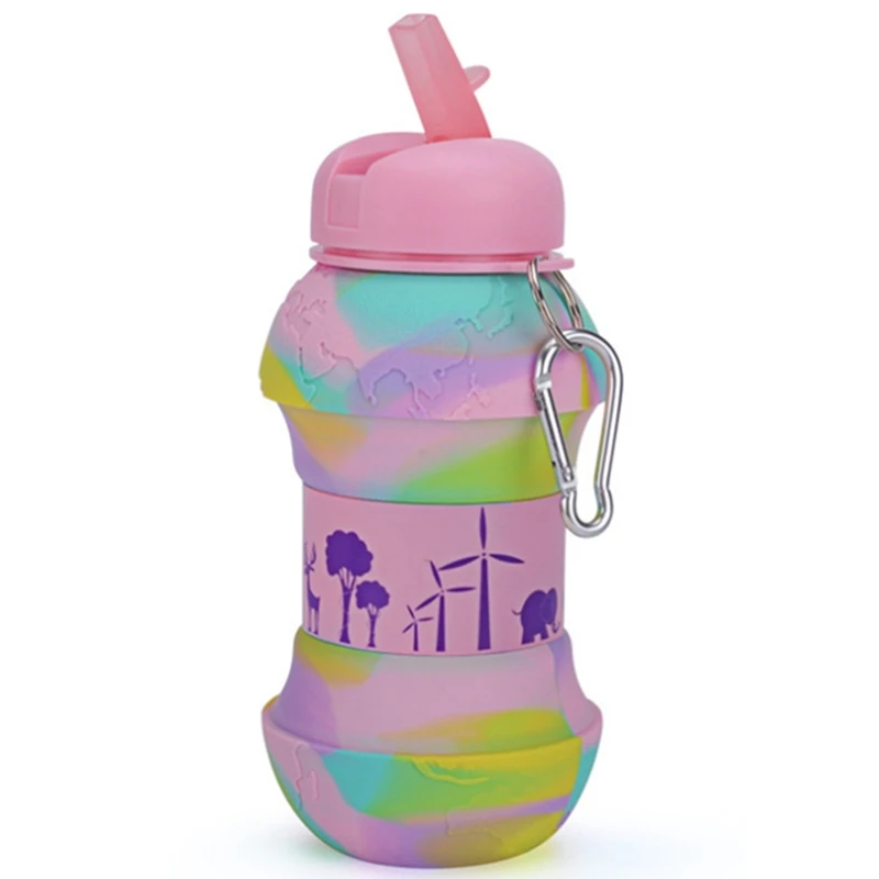 550Ml Kids Water Bottle Collapsible Girls Water Bottles With Straw For School Leakproof Drinks Bottle For Children
550Ml Kids Water Bottle Collapsible Girls Water Bottles With Straw For School Leakproof Drinks Bottle For Children