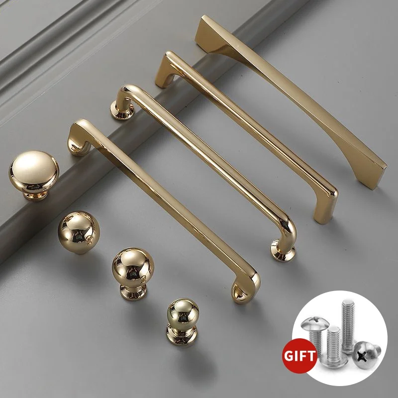 Nordic Golden Solid Zinc Alloy Single Hole Handle Cabinet Drawer Wardrobe Shoe Cabinet Door Handle Furniture Hardware
Nordic Golden Solid Zinc Alloy Single Hole Handle Cabinet Drawer Wardrobe Shoe Cabinet Door Handle Furniture Hardware