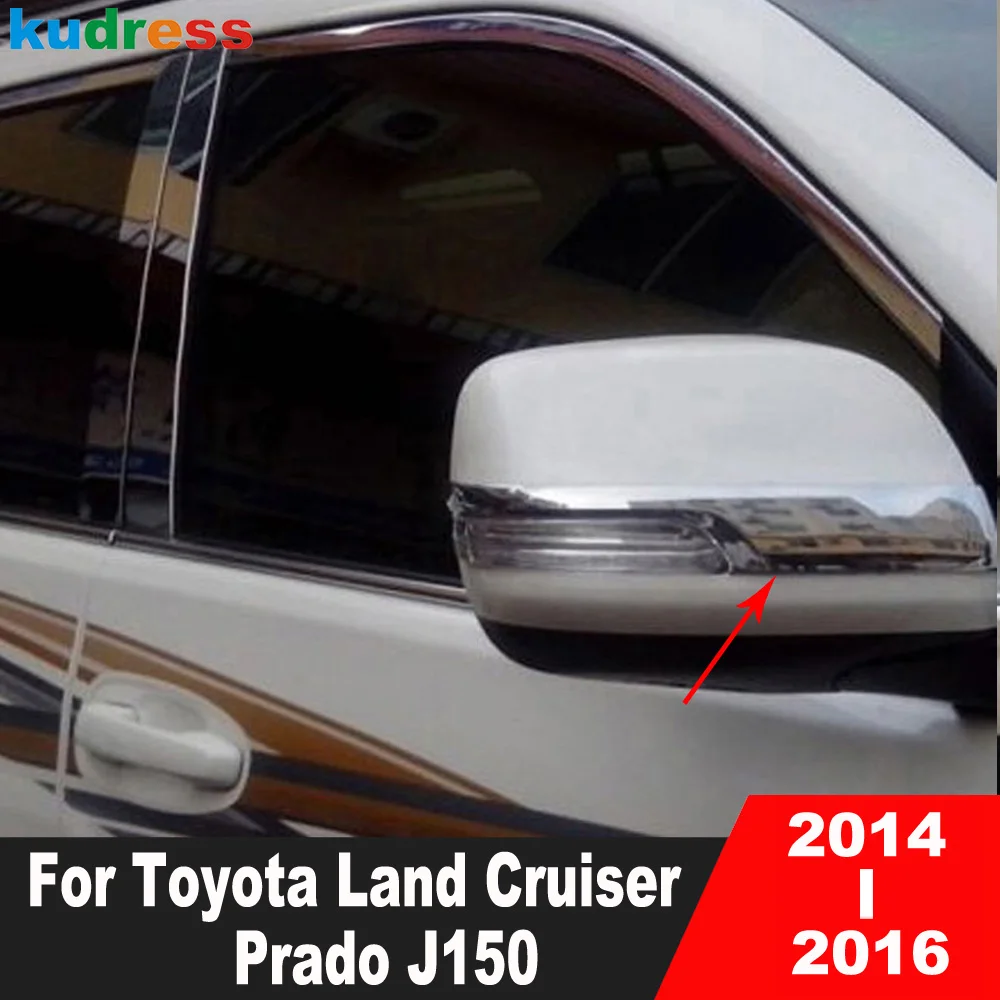 Накладки для зеркала заднего вида для Toyota Land Cruiser Prado J150 2014 2015 2016, хромированные Автомобильные Боковые зеркала, молдинговые полосы, аксессуар...
Накладки для зеркала заднего вида для Toyota Land Cruiser Prado J150 2014 2015 2016, хромированные Автомобильные Боковые зеркала, молдинговые полосы, аксессуар...