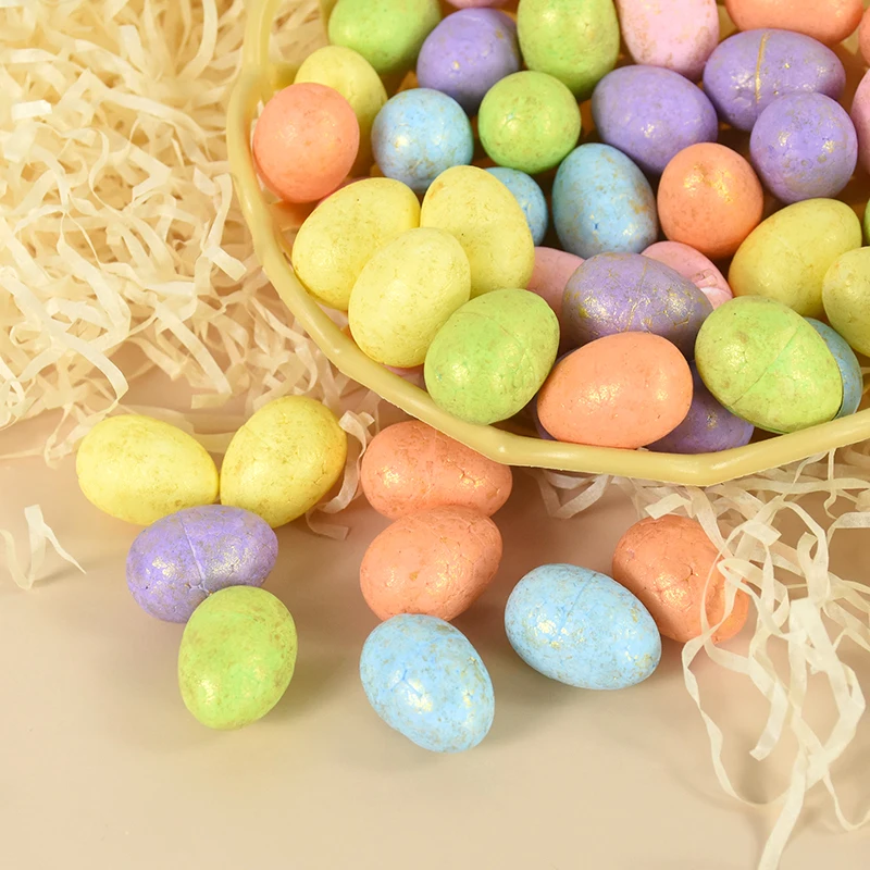 50pcs Easter Eggs Mini Foam Colorful Bird Pigeon Eggs DIY Craft Kids Gift Favor Home Decoration Easter Party Decoration Supplies
50pcs Easter Eggs Mini Foam Colorful Bird Pigeon Eggs DIY Craft Kids Gift Favor Home Decoration Easter Party Decoration Supplies