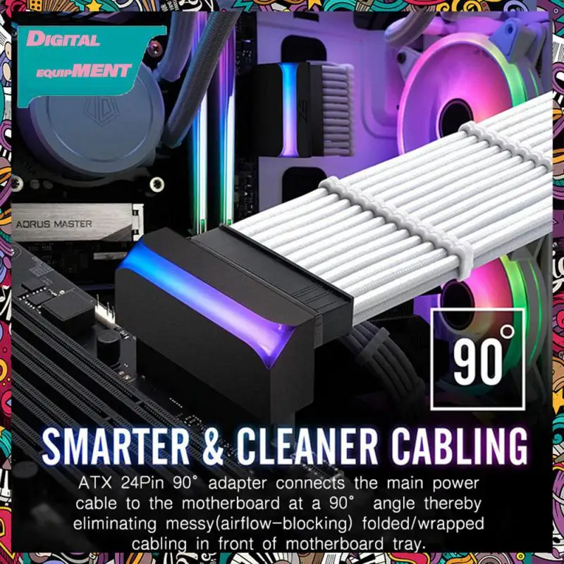 Pc Accessories Connector Adapter Atx24 Pin Luminous Argb 90 Degree Adapter Diy Installation Atx Power Supply Power Adapter Diy
Pc Accessories Connector Adapter Atx24 Pin Luminous Argb 90 Degree Adapter Diy Installation Atx Power Supply Power Adapter Diy