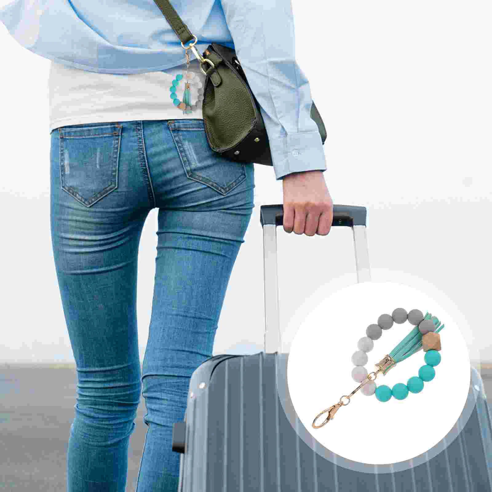 Bracelet Key Keychain Ring Bangle Wristlet Beaded Keyring Chain Wallet Lanyard Swivel Metal Decor Women Holder Round Circle Sna
Bracelet Key Keychain Ring Bangle Wristlet Beaded Keyring Chain Wallet Lanyard Swivel Metal Decor Women Holder Round Circle Sna