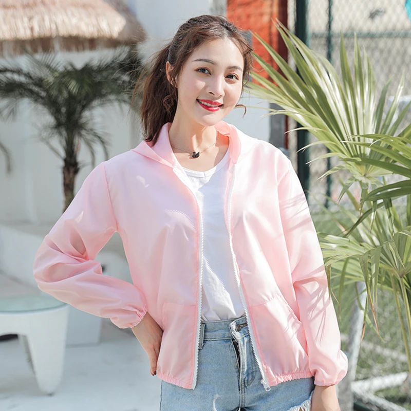 New Hooded Sun Protection Clothing Women Solid Color Wild Thin Coat Breathable Outdoor Summer Tops Sun Protection Sportswear
New Hooded Sun Protection Clothing Women Solid Color Wild Thin Coat Breathable Outdoor Summer Tops Sun Protection Sportswear