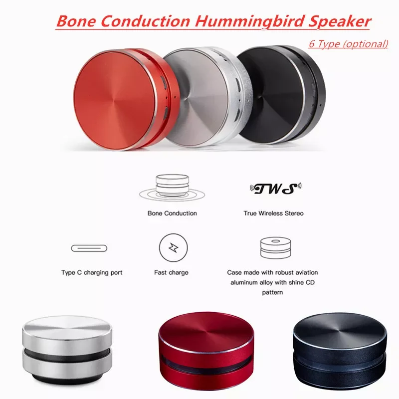 6 Style Mini Bluetooth Humbird Bone-Conducting Speaker Sound Box Bone Conduction Sound Box Stereo Wireless Sound DuraMobi Box
6 Style Mini Bluetooth Humbird Bone-Conducting Speaker Sound Box Bone Conduction Sound Box Stereo Wireless Sound DuraMobi Box