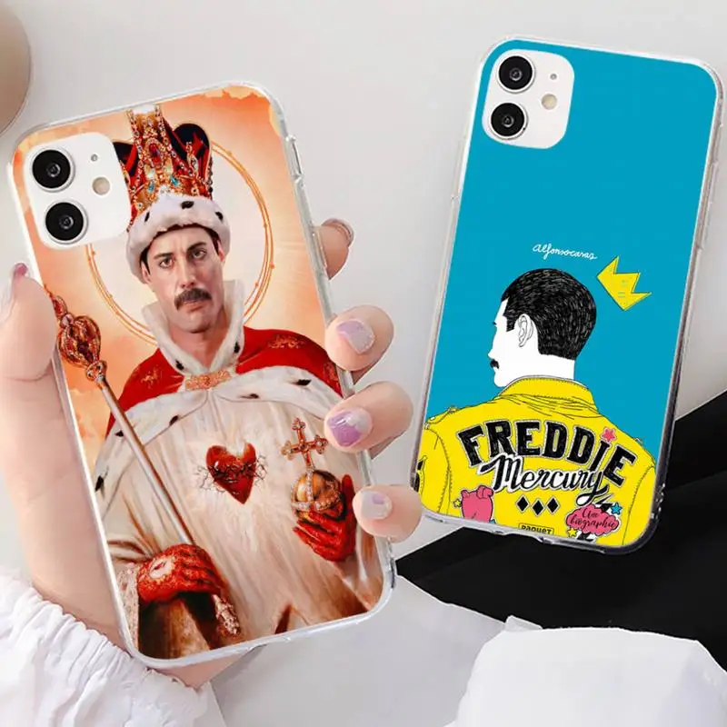 Freddie Mercury Queen Phone Case for iPhone 11 12 13 Mini Pro Max 8 7 6 6S Plus X 5 SE 2020 XR XS Case shell
Freddie Mercury Queen Phone Case for iPhone 11 12 13 Mini Pro Max 8 7 6 6S Plus X 5 SE 2020 XR XS Case shell