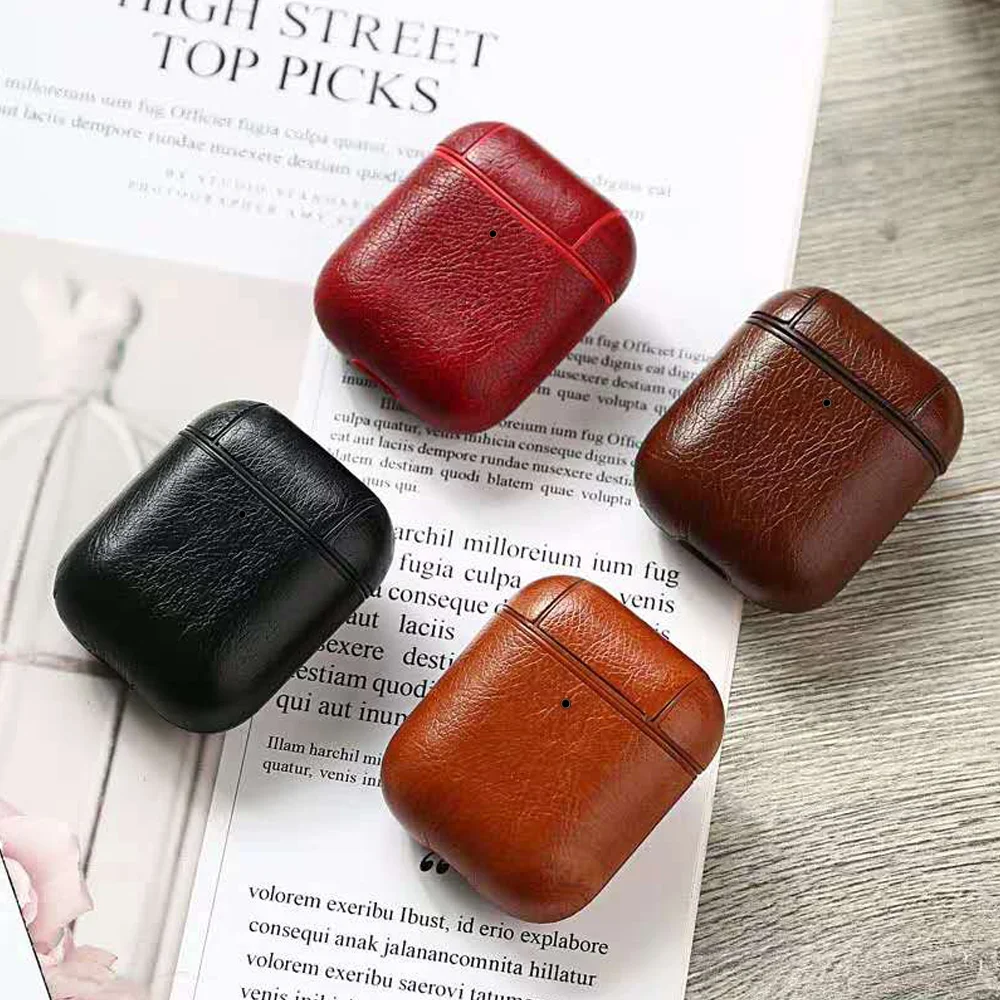 Leather Case Cover for AirPods 2 1 Pro 3 Luxury Retro Cow Leather Protective Soft Armor Hook Case for AirPods Pro Earphone Case
Leather Case Cover for AirPods 2 1 Pro 3 Luxury Retro Cow Leather Protective Soft Armor Hook Case for AirPods Pro Earphone Case