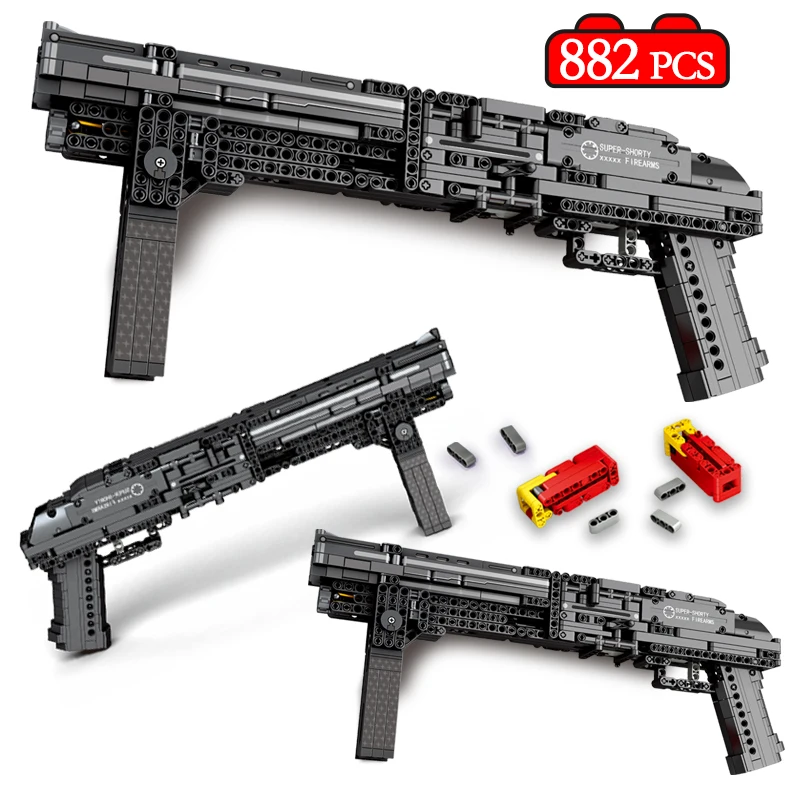 1188pcs WW2 Weapons Desert Eagle Pistol Shotgun Military Building Blocks City Sniper Rifle Pistol War Swat Bricks Toys for Kids
1188pcs WW2 Weapons Desert Eagle Pistol Shotgun Military Building Blocks City Sniper Rifle Pistol War Swat Bricks Toys for Kids