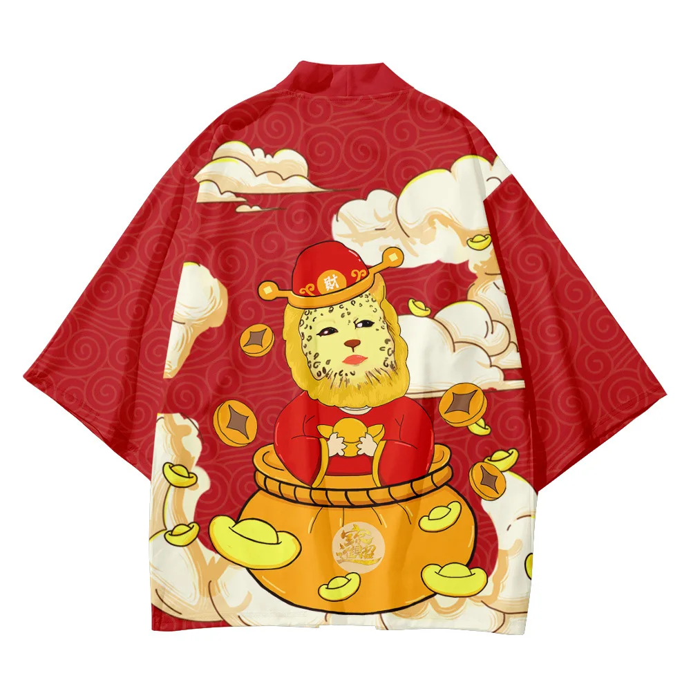 Традиционное японское кимоно и брюки, кардиган с леопардовым принтом самурайского красного цвета, свободное летнее пляжное кимоно для мужч...
Традиционное японское кимоно и брюки, кардиган с леопардовым принтом самурайского красного цвета, свободное летнее пляжное кимоно для мужч...