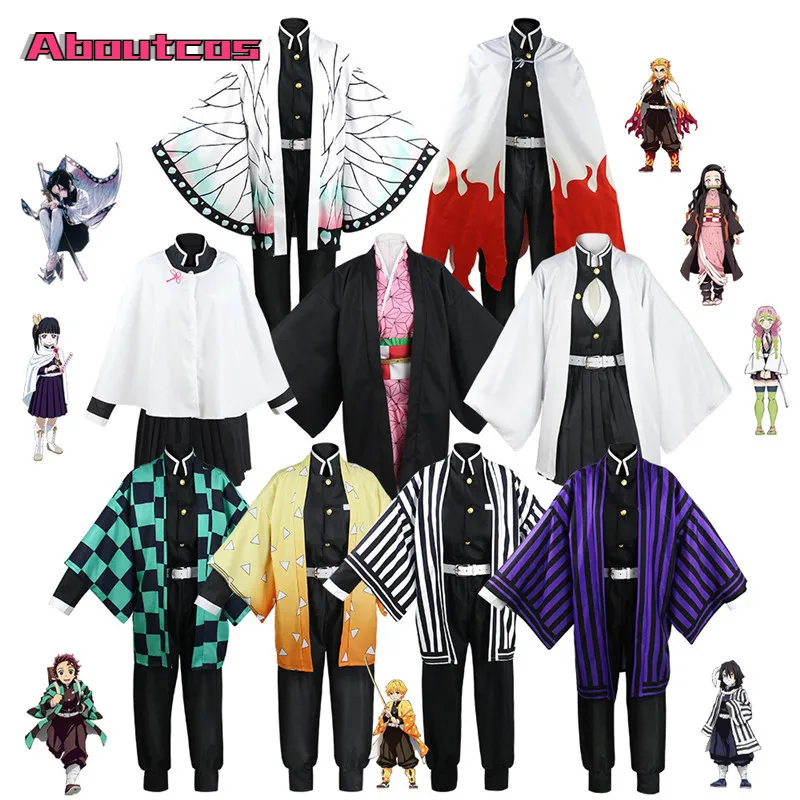 Anime Demon Slayer Kimetsu No Yaiba Zenitsu Giyu Tanjirou Kamado Nezuko Cosplay Women Kids Men Kimono Uniform Cosplay Costume
Anime Demon Slayer Kimetsu No Yaiba Zenitsu Giyu Tanjirou Kamado Nezuko Cosplay Women Kids Men Kimono Uniform Cosplay Costume