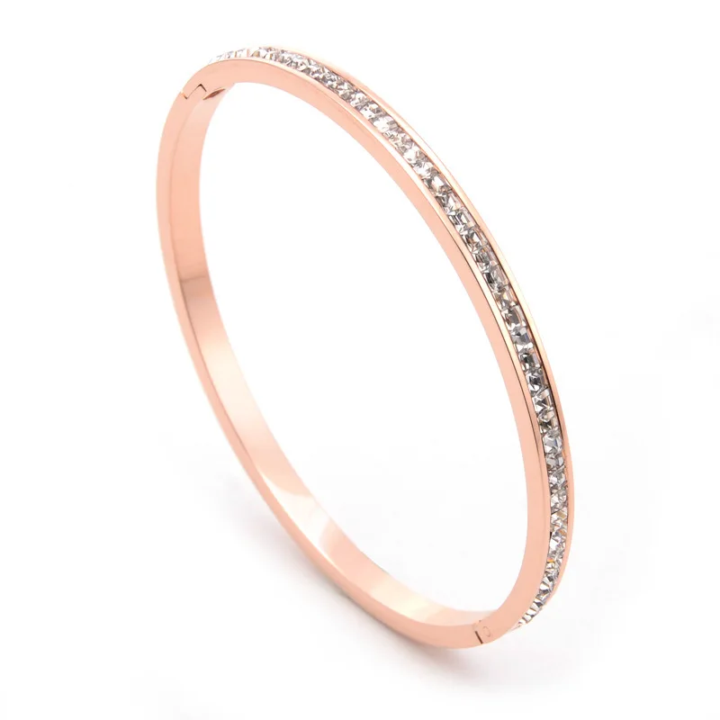 Rose Gold Bracelets for Women Women's Stainless Steel Jewelry Luxury Woman Jewelry Hard Bangles Luxury Brand Fashion Accessories
Rose Gold Bracelets for Women Women's Stainless Steel Jewelry Luxury Woman Jewelry Hard Bangles Luxury Brand Fashion Accessories