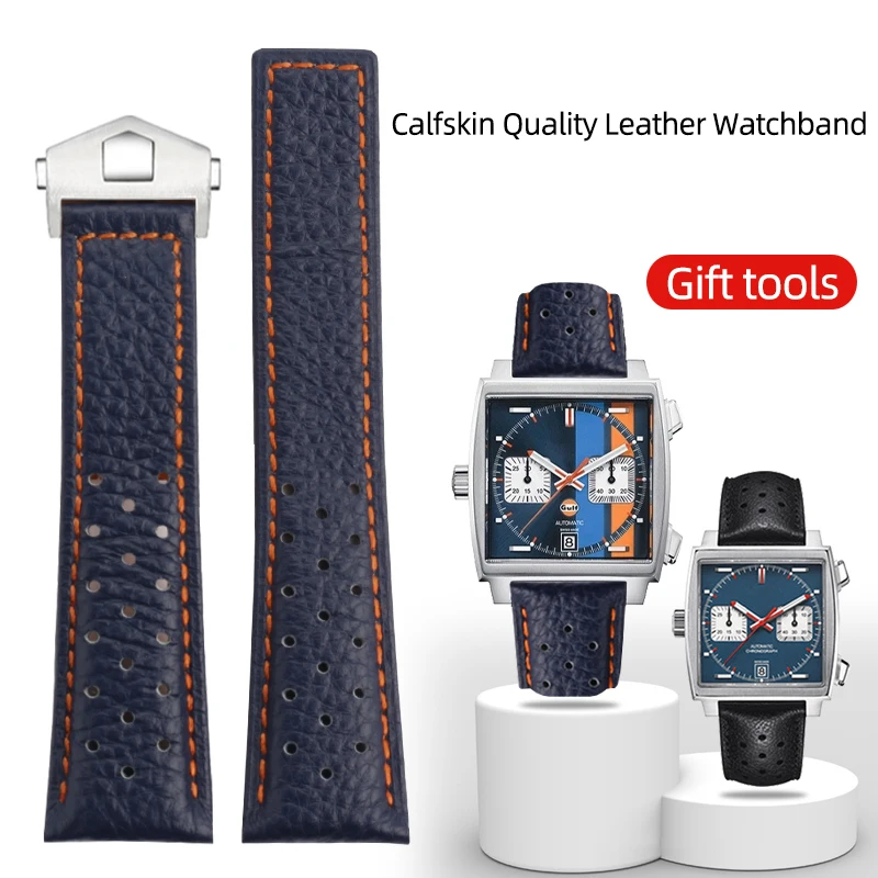 22mm For TAG For HEUER Strap MONACO CARRERA Wrist Band Frosted Calfskin Quality Leather Watchband Bracelet Watch Accessories 
22mm For TAG For HEUER Strap MONACO CARRERA Wrist Band Frosted Calfskin Quality Leather Watchband Bracelet Watch Accessories