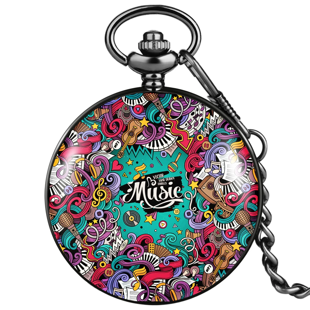 Accept Custom Casual Men Women Quartz Pocket Watch with Thick Chain Color Graffiti Pattern Fashion Unisex Watches Birthday Gift
Accept Custom Casual Men Women Quartz Pocket Watch with Thick Chain Color Graffiti Pattern Fashion Unisex Watches Birthday Gift