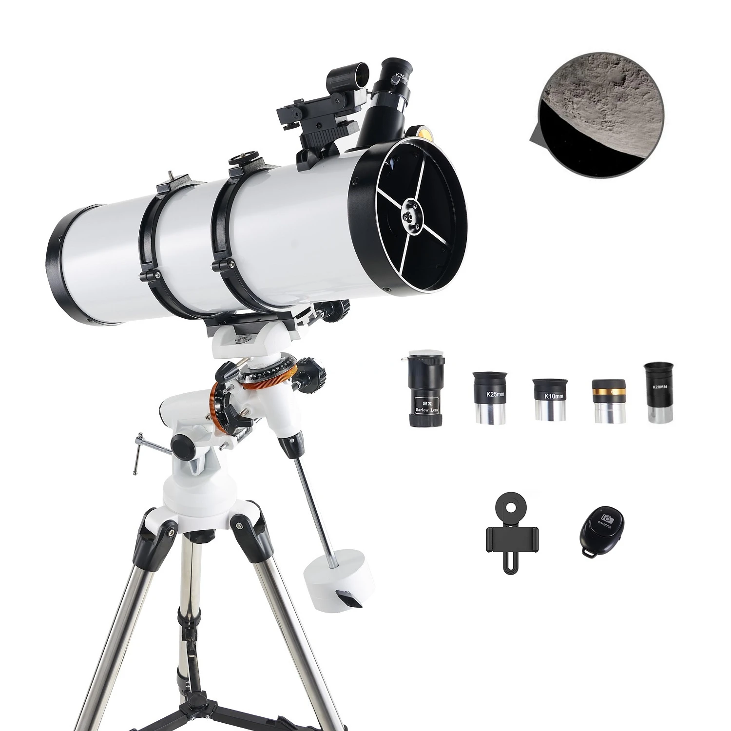 

Телескоп 130EQ, телескопы с отражателем для взрослых, профессиональный телескоп 130650 с креплением EQ для астрономии