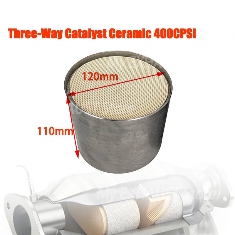 Каталитический конвертер EURO 1 400 Cpsi, спортивный катализатор с высоким потоком x мм, Универсальный круглый керамический подложка с тремя направлениями 
Каталитический конвертер EURO 1 400 Cpsi, спортивный катализатор с высоким потоком x мм, Универсальный круглый керамический подложка с тремя направлениями