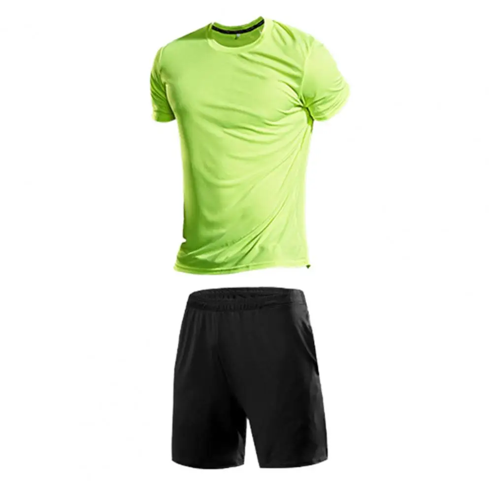 Lightweight 1 Set Popular Crew Neck Reflective Strip T-shirt Shorts Summer Sportswear Set Round Neck for Daily Wear
Lightweight 1 Set Popular Crew Neck Reflective Strip T-shirt Shorts Summer Sportswear Set Round Neck for Daily Wear