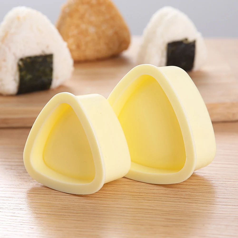 

3 шт./компл. треугольная Пластиковая форма для приготовления суши, рисовых шариков, набор пресс-форм Onigiri, кухонные приспособления, товары, ак...
