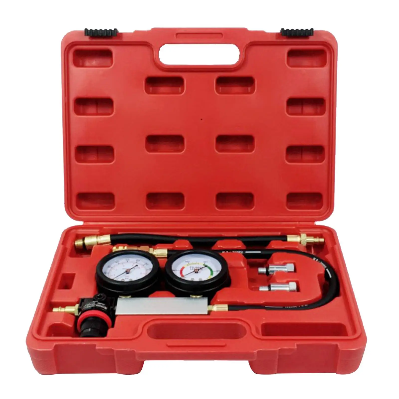 Tu-21 Cylinder Leak Tester Petrol Engine Compression Leakage Leakdown Detector Kit Diagnostics Tool-Red
Tu-21 Cylinder Leak Tester Petrol Engine Compression Leakage Leakdown Detector Kit Diagnostics Tool-Red