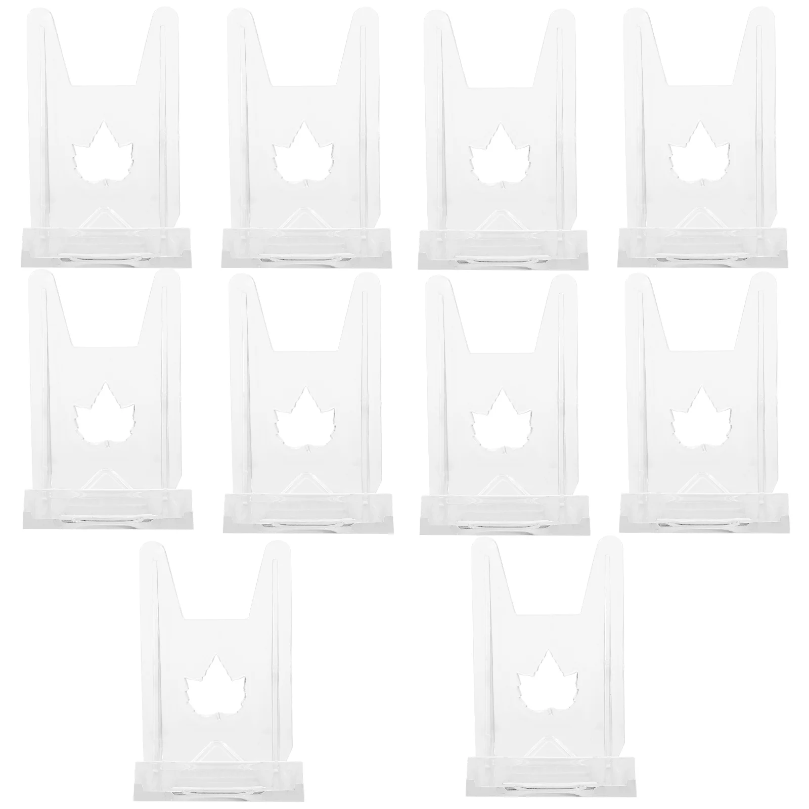 10 Pcs Acrylic Display Stand Phone Clear Telephone Desktop Small Plate Trading Card
10 Pcs Acrylic Display Stand Phone Clear Telephone Desktop Small Plate Trading Card