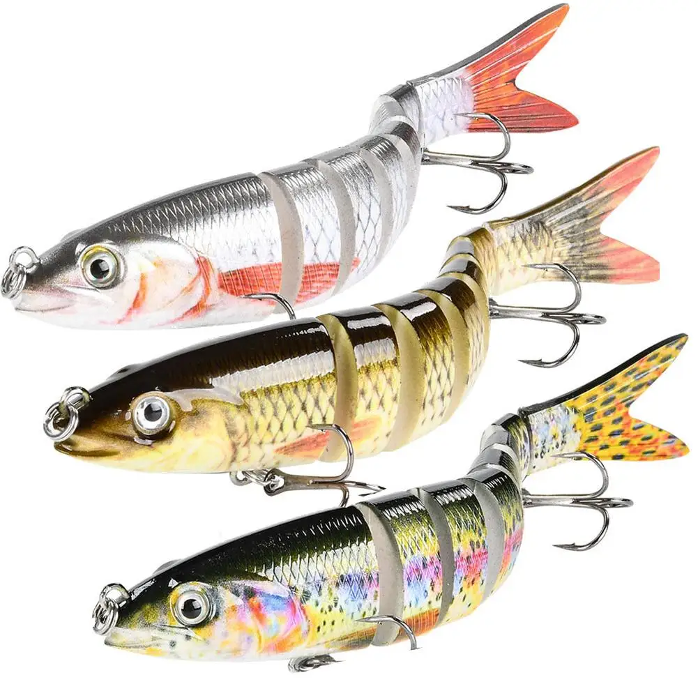 3pcs Fishing Lures Multi Jointed 10cm 10g Fake Hard Bait Long Casting Simulation Lures Bait For Freshwater Saltwater Wholesale
3pcs Fishing Lures Multi Jointed 10cm 10g Fake Hard Bait Long Casting Simulation Lures Bait For Freshwater Saltwater Wholesale