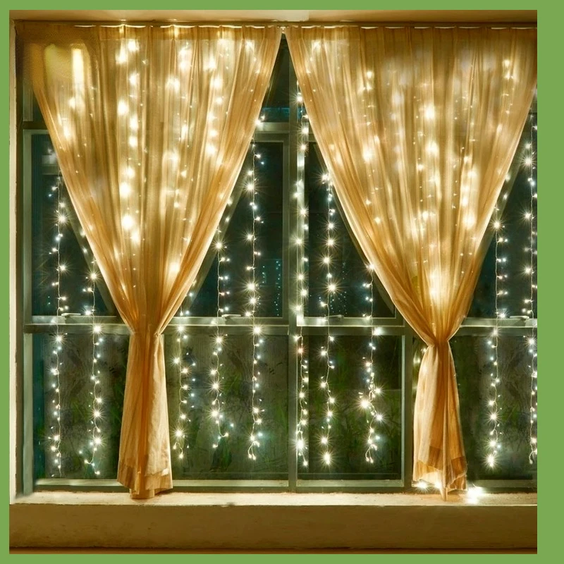 LED Fairy Lights Garland Led Festoon Curtain Lamp Remote Control USB Curtains String Lights Christmas Decoration for Home.
LED Fairy Lights Garland Led Festoon Curtain Lamp Remote Control USB Curtains String Lights Christmas Decoration for Home.