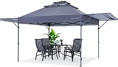 Instant Canopy Tent 3-Tier Pop Up Canopy with Ventilation and Adjustable Dual Half Awnings(White)
Instant Canopy Tent 3-Tier Pop Up Canopy with Ventilation and Adjustable Dual Half Awnings(White)