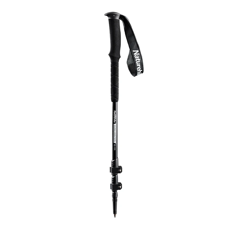 

Naturehike Outdoor Trekking Pole 7075 Aviation Aluminum 3 Section Can Adjust Alpenstock Tungsten Steel Tip Hiking Walking Stick