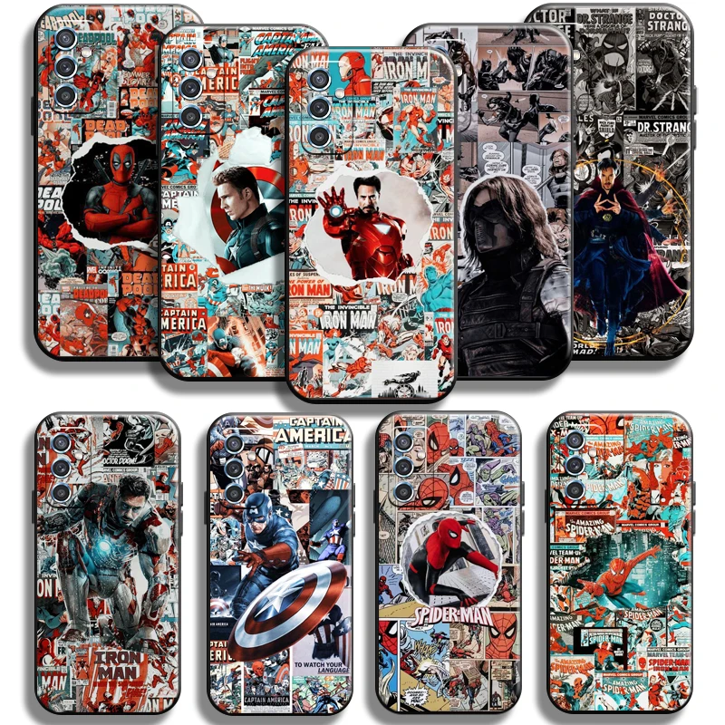Avengers Captain America Iron Man For Samsung Galaxy M52 Phone Case Shell Cases Black Funda Carcasa Shockproof Full Protection
Avengers Captain America Iron Man For Samsung Galaxy M52 Phone Case Shell Cases Black Funda Carcasa Shockproof Full Protection