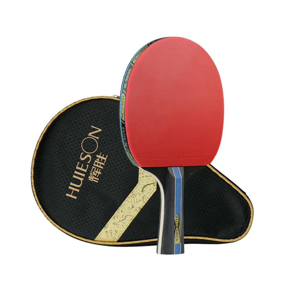 Professional Table Tennis Racket Double Face Pimples-In Sticky Rubber 4 Star Ping Pong Paddle For Teenagers With Case
Professional Table Tennis Racket Double Face Pimples-In Sticky Rubber 4 Star Ping Pong Paddle For Teenagers With Case