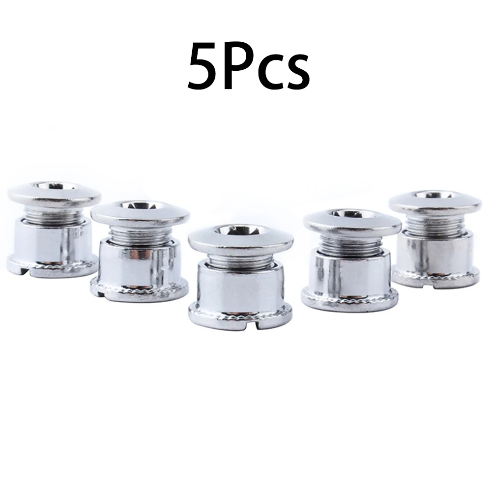 5pcs Chainring Screws Chainwheel Bolts Ultra Light Stainless Steel Corrosion-resistant Silver Mountain Bike Accessories
5pcs Chainring Screws Chainwheel Bolts Ultra Light Stainless Steel Corrosion-resistant Silver Mountain Bike Accessories