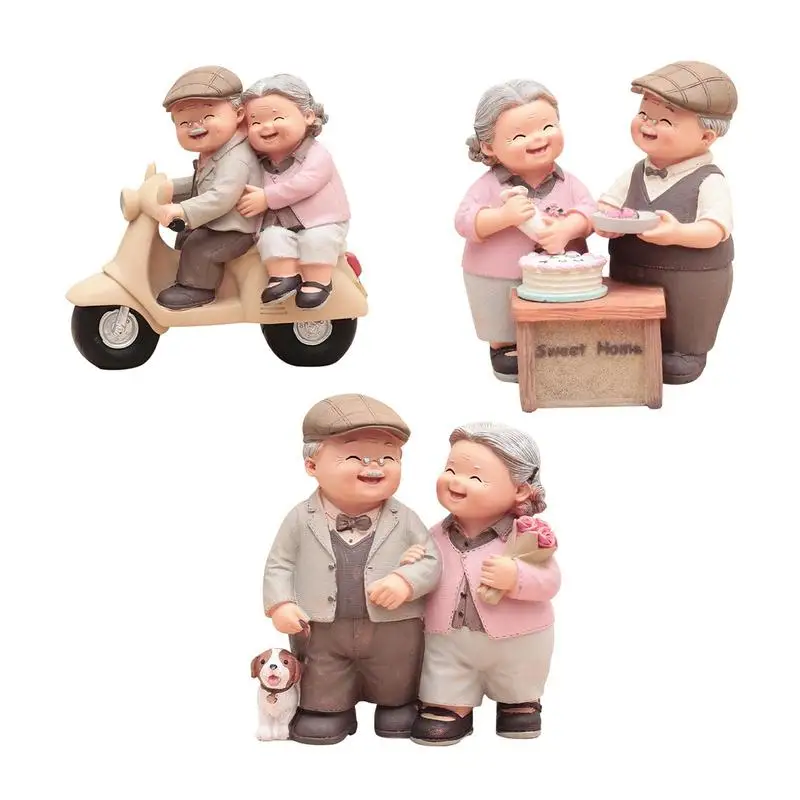 Creative Elderly Couples Resin Figurine Crafts For Home Decoration Housewarming Birthday Wedding Anniversary Gift
Creative Elderly Couples Resin Figurine Crafts For Home Decoration Housewarming Birthday Wedding Anniversary Gift