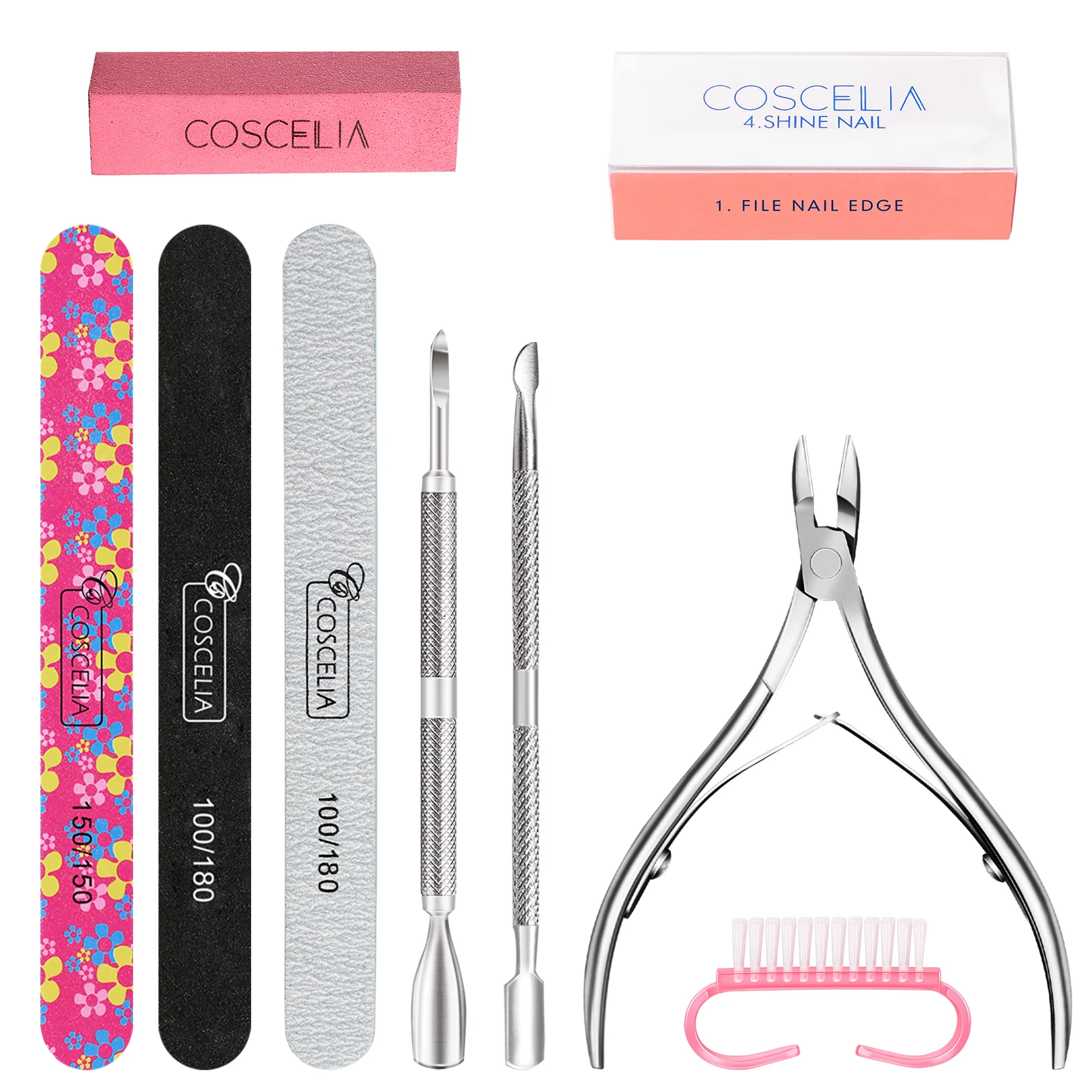 COSCELIA Nail File Set For Manicure Nail Art Tips Buffer Files Polishing Manicure Tools Professional Nail Equipment Accesoires
COSCELIA Nail File Set For Manicure Nail Art Tips Buffer Files Polishing Manicure Tools Professional Nail Equipment Accesoires