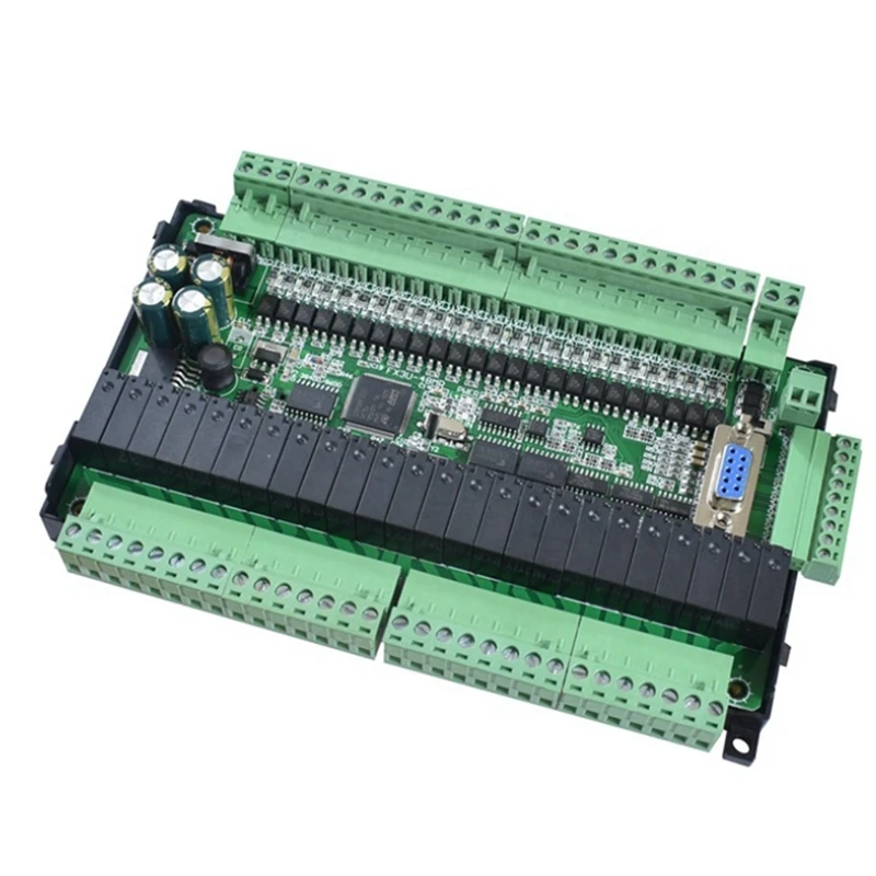 2X FX3U 48MR RS485 RTC (Real Time Clock) 24 Input 24 Relay Output 6 Analog Input 2 Analog Output Plc Controller
2X FX3U 48MR RS485 RTC (Real Time Clock) 24 Input 24 Relay Output 6 Analog Input 2 Analog Output Plc Controller