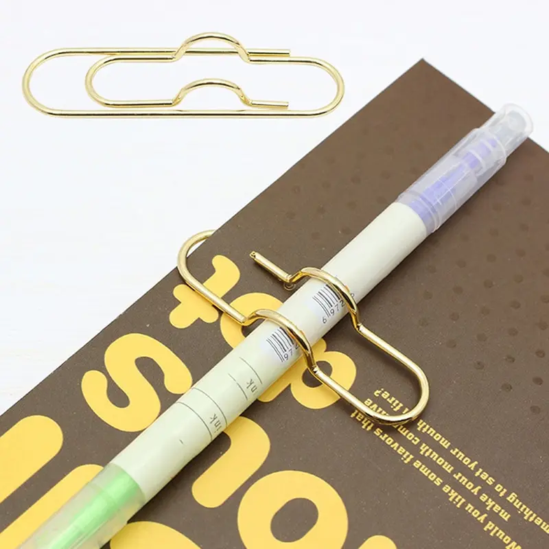 2Pcs Paper Clips Metal Pen Holder Clip School Bookmarks Photo Memo Ticket Clip Stationery Office School Supplies
2Pcs Paper Clips Metal Pen Holder Clip School Bookmarks Photo Memo Ticket Clip Stationery Office School Supplies