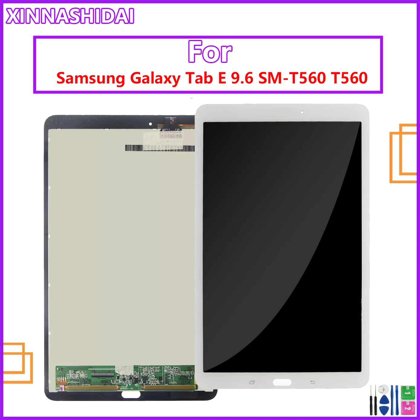 For Samsung Galaxy Tab E 9.6 SM-T560 T560 SM-T561 LCD Display Touch Screen Digitizer Matrix Panel Tablet Assembly Parts
For Samsung Galaxy Tab E 9.6 SM-T560 T560 SM-T561 LCD Display Touch Screen Digitizer Matrix Panel Tablet Assembly Parts