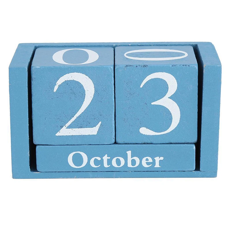 Vintage Wooden Perpetual Calendar Eternal Blocks Month Date Display Desktop Accessories Photography Props Office Decoration
Vintage Wooden Perpetual Calendar Eternal Blocks Month Date Display Desktop Accessories Photography Props Office Decoration