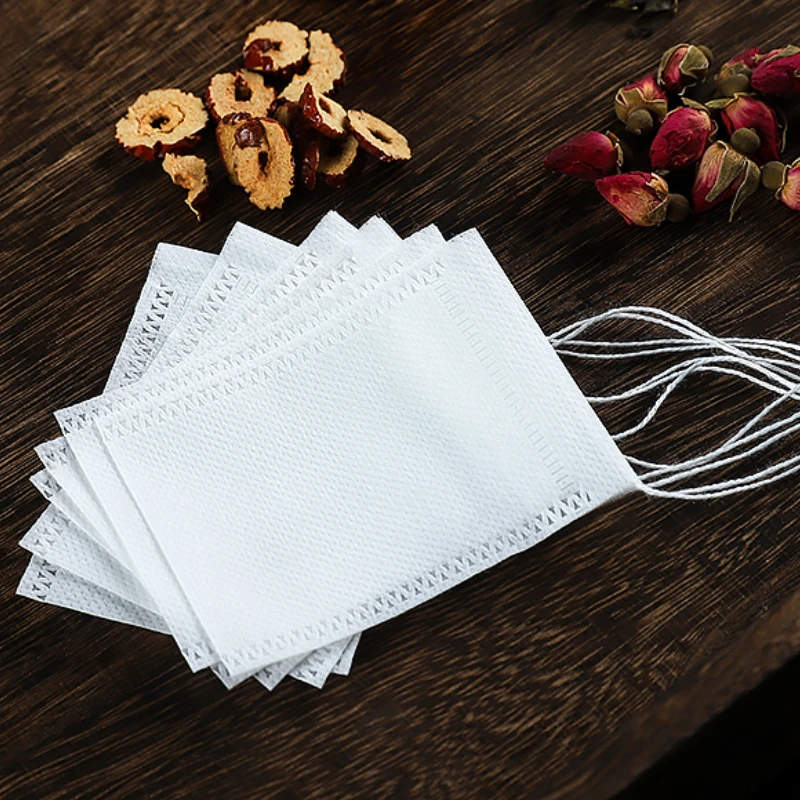 100 Pcs Tea Bags Filter Bags Disposable for Tea Infuser with String Heal Seal Food Grade Non-woven Fabric Spice Filters Teabags
100 Pcs Tea Bags Filter Bags Disposable for Tea Infuser with String Heal Seal Food Grade Non-woven Fabric Spice Filters Teabags