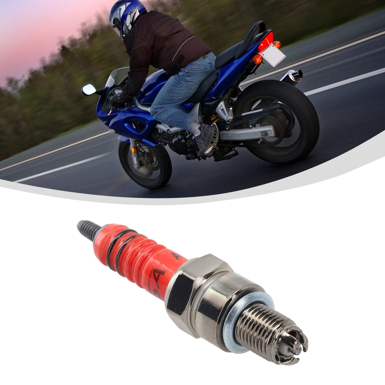 Go Kart Spark Plug ATRTC 10mm High Performance 3-Electrode For GY6 50cc-150cc Scooter Dirt Bike Triple CR7HSA A7TC
Go Kart Spark Plug ATRTC 10mm High Performance 3-Electrode For GY6 50cc-150cc Scooter Dirt Bike Triple CR7HSA A7TC