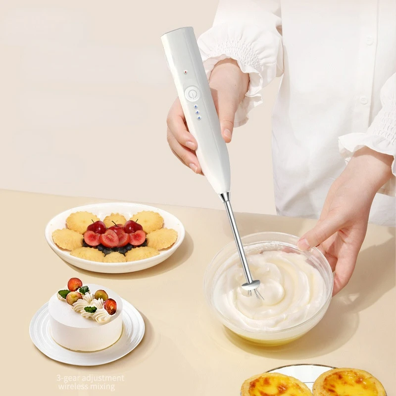 Mini Electric Milk Frother Household Hand-held Stirring Electric Egg Beater Kitchen Coffee Frother Blender with USB Charger
Mini Electric Milk Frother Household Hand-held Stirring Electric Egg Beater Kitchen Coffee Frother Blender with USB Charger