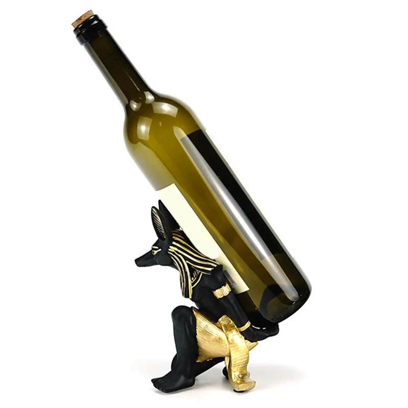 Resin Anubis God Wine Rack Figurines Modern Egypt Dog Miniatures Statues Animal Interior Home Desk Decor Sculpture
Resin Anubis God Wine Rack Figurines Modern Egypt Dog Miniatures Statues Animal Interior Home Desk Decor Sculpture
