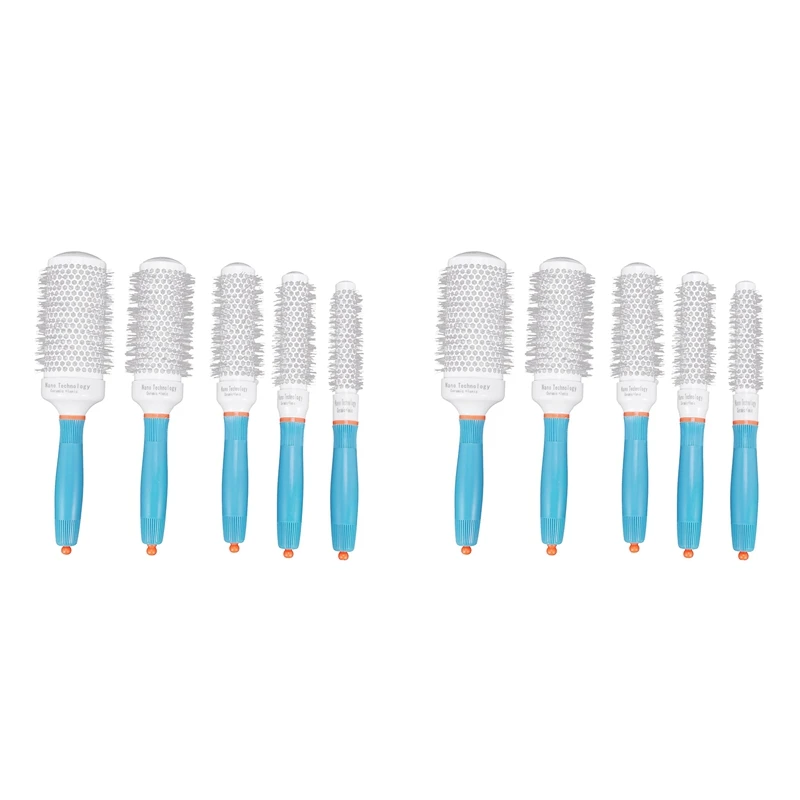 10X Roller Comb Professional 5 Size Hair Dressing Brushes High Temperature Resistant Round Comb Hair Styling Tool
10X Roller Comb Professional 5 Size Hair Dressing Brushes High Temperature Resistant Round Comb Hair Styling Tool