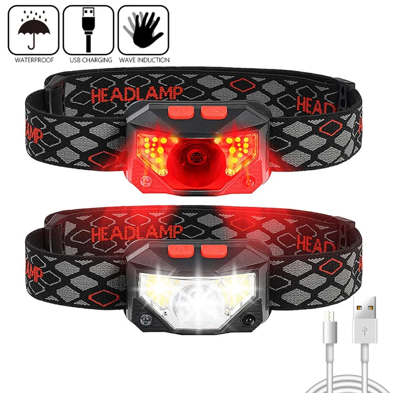 Portable Headlight Head-Mounted Strong Light Headlamp USB Charging Outdoor Flashligt COB Light Headlight Fishing Camping Light
Portable Headlight Head-Mounted Strong Light Headlamp USB Charging Outdoor Flashligt COB Light Headlight Fishing Camping Light