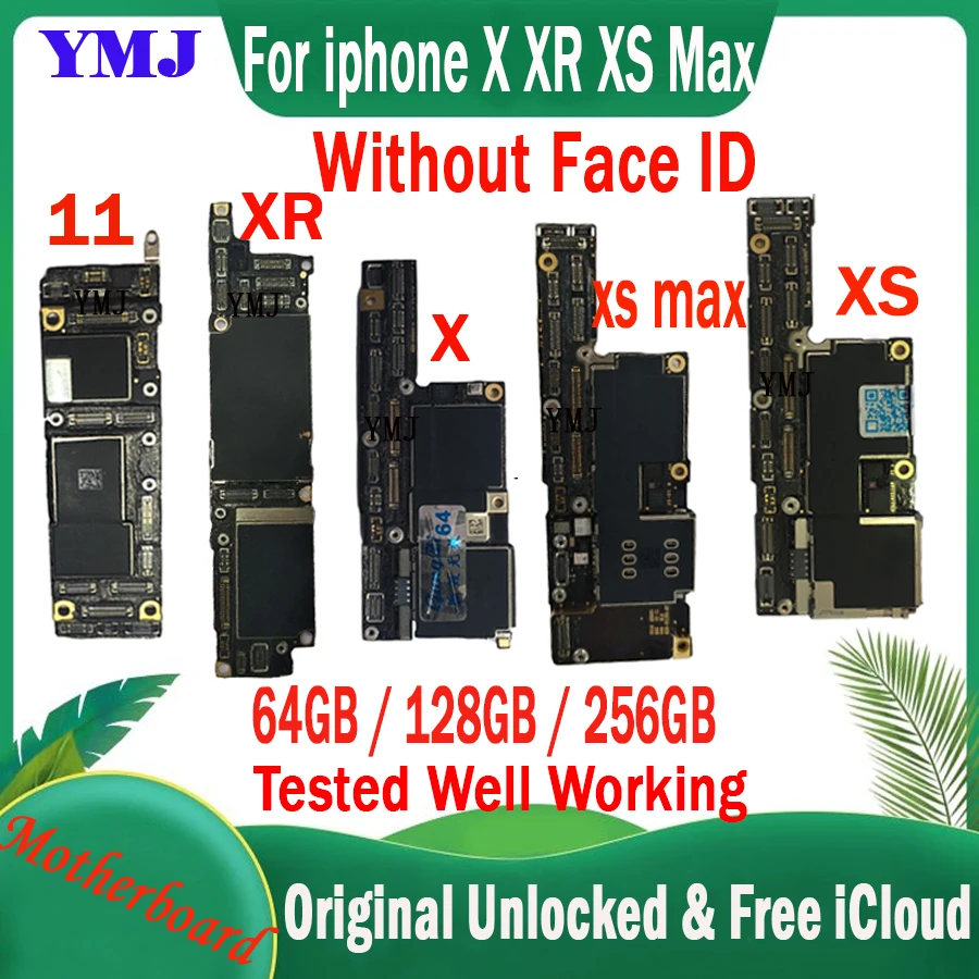 Материнская плата для iPhone x xr xs max 11 pro max, без Face ID, Полная проверка чипов, без ID учетной записи, логическая плата, поддержка обновления материнской платы
Материнская плата для iPhone x xr xs max 11 pro max, без Face ID, Полная проверка чипов, без ID учетной записи, логическая плата, поддержка обновления материнской платы