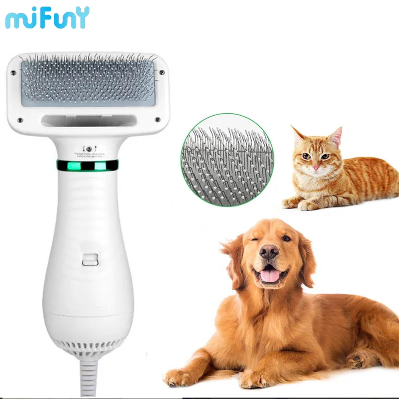 Mifuny 2-In-1 Pet Dog Hair Dryer Grooming Adjustable Temperature Low Noise for Small Medium Dogs Comb Brush Kitten Cat Hair Tool
Mifuny 2-In-1 Pet Dog Hair Dryer Grooming Adjustable Temperature Low Noise for Small Medium Dogs Comb Brush Kitten Cat Hair Tool