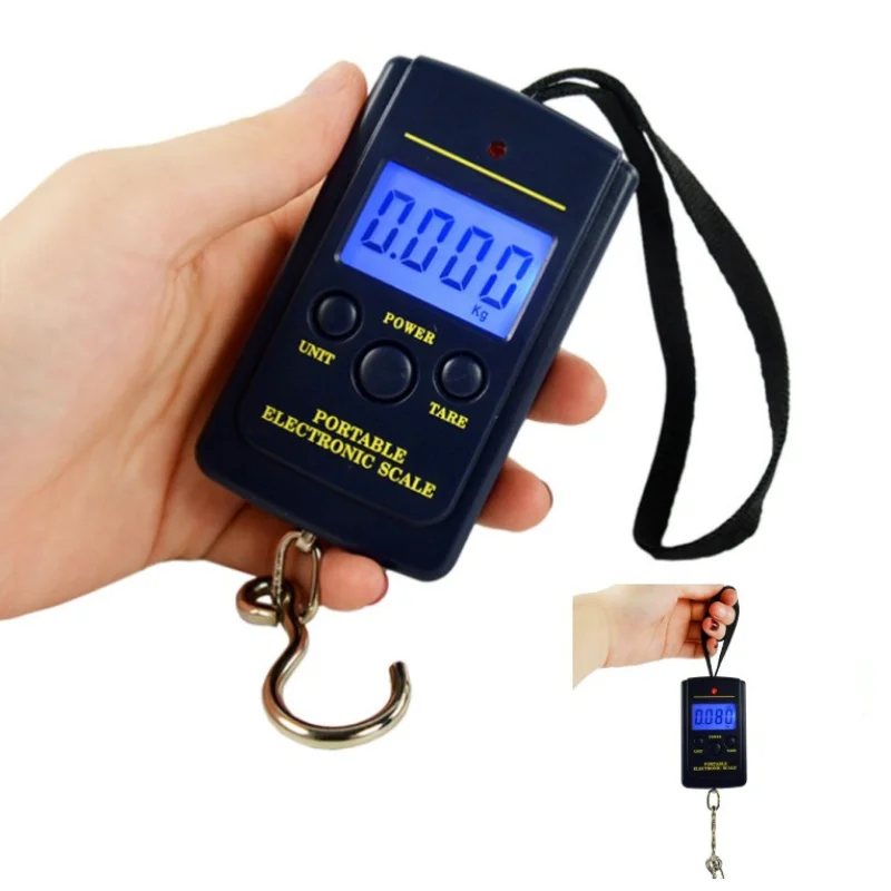 Цифровые Мини-весы 40 кг/10 г для рыбалки, багажа, путешествий, подвесные строительные весы, кухонный инструмент для веса
Цифровые Мини-весы 40 кг/10 г для рыбалки, багажа, путешествий, подвесные строительные весы, кухонный инструмент для веса