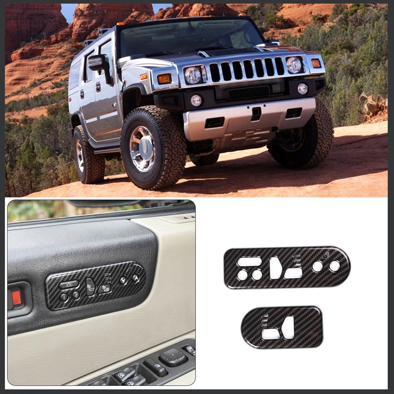 ABS Carbon Fiber Car Seat Adjustment Memory Button Trim Frame Cover for Hummer H2 2003-2007 Car Interior Accessories
ABS Carbon Fiber Car Seat Adjustment Memory Button Trim Frame Cover for Hummer H2 2003-2007 Car Interior Accessories