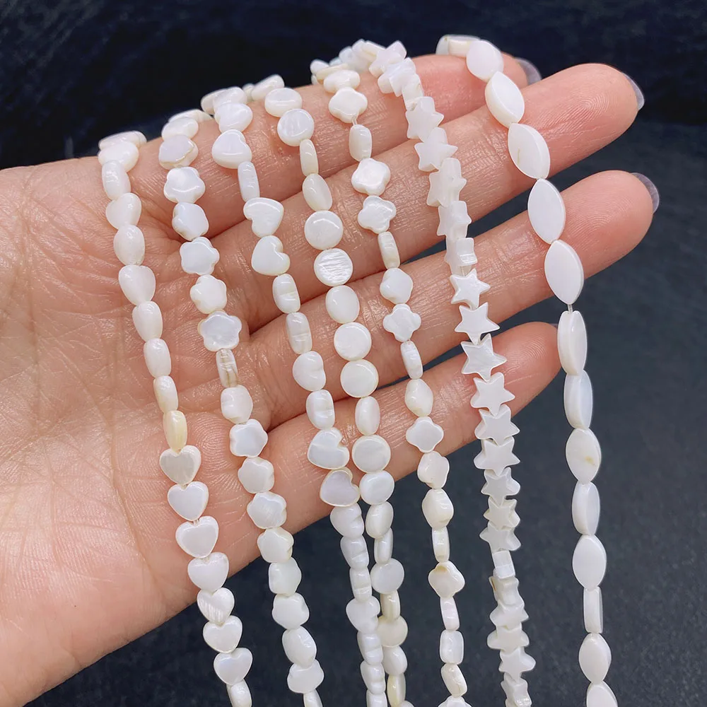 Natural Shell Jewelry Flower Shape Mother Of Pearl Loose Spacer Beads For Jewelry Making DIY Charm Bracelet Necklace 6-10mm
Natural Shell Jewelry Flower Shape Mother Of Pearl Loose Spacer Beads For Jewelry Making DIY Charm Bracelet Necklace 6-10mm