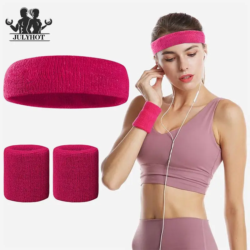 Sports Wrist Band Set Fitness Run Head Band Wrist Brace 2Pcs Sport Wristbands + 1Pcs Headband Towel Sweatband Protector
Sports Wrist Band Set Fitness Run Head Band Wrist Brace 2Pcs Sport Wristbands + 1Pcs Headband Towel Sweatband Protector