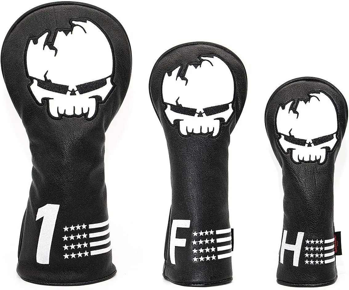 golf Driver Headcover 460CC for Callaway,Fairway Wood Cover Headcovers,Rescue Utility Headcover,Wood Headcovers Set Cool Skull H
golf Driver Headcover 460CC for Callaway,Fairway Wood Cover Headcovers,Rescue Utility Headcover,Wood Headcovers Set Cool Skull H