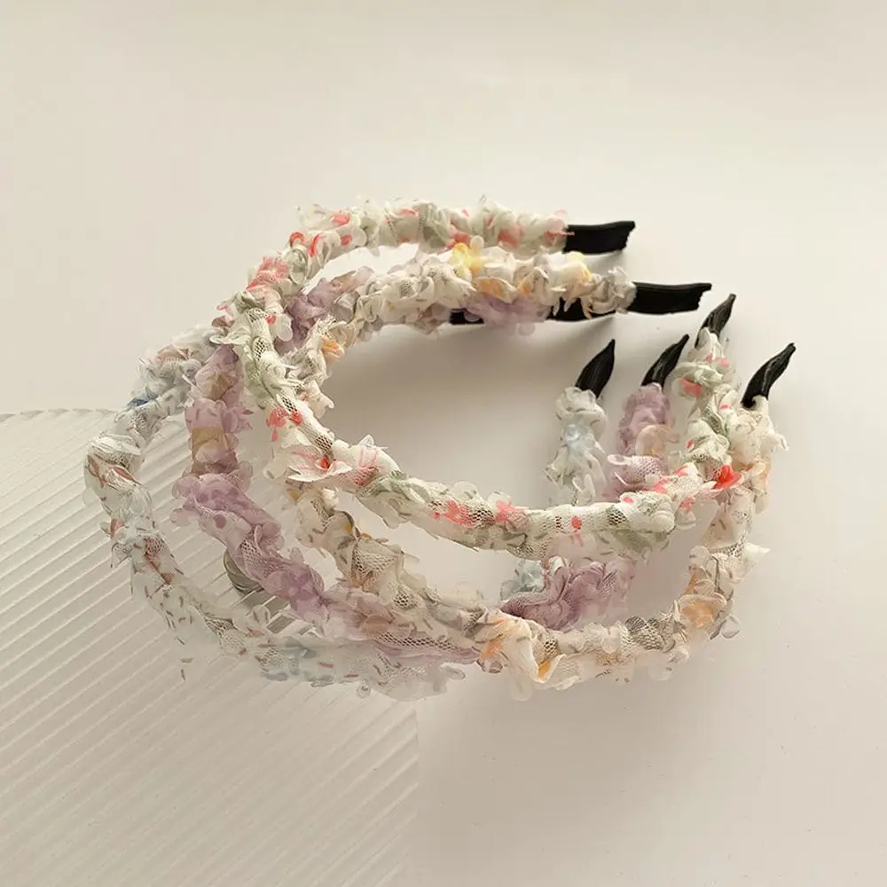 up All-match Lace Temperament Fold Cloth Hair Hoop Floral Pearls Hairband Women Hair Accessories Korean Style Headband
up All-match Lace Temperament Fold Cloth Hair Hoop Floral Pearls Hairband Women Hair Accessories Korean Style Headband